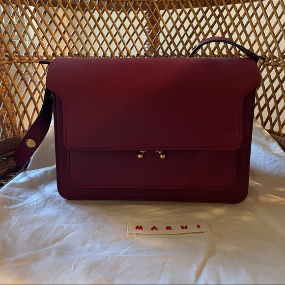 MARNI Leather Medium Trunk Shoulder Bag - Picture 5 of 11